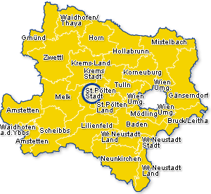 Lage Tierschutzverein St. Pölten